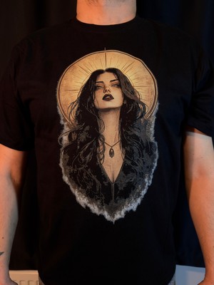 Gothic Girl Siyah Tshirt