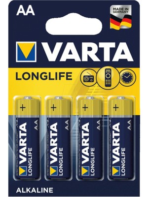 Varta Aa Longlife Alkalin Pil 4'lü (5'li Paket)