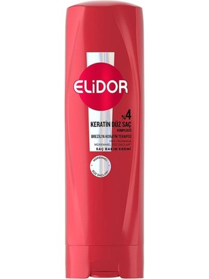 Elidor Saç Bakım Kremi Brezilya Keratin Terapisi 350 ml (7'li Paket)