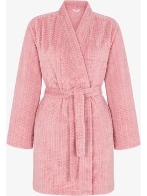 Penti Pembe Countryside Fluffy Uzun Kollu Sabahlık