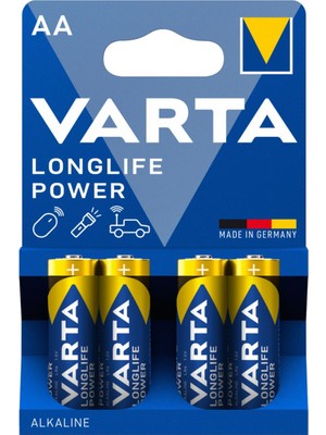 Varta Longlife Power Aa Alkalin Pil 4'lü Paket (7'li Paket)