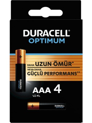 Duracell Optimum Ince Kalem Pil 4'lü Aaa (7'li Paket)