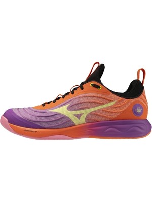 Mizuno Wave Luminous Elite Unisex Voleybol Ayakkabısı Turuncu / Mor
