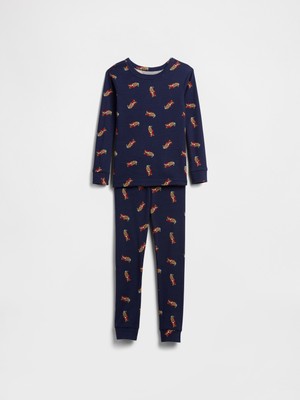 Gap Bebek Lacivert %100 Organik Pamuk Brannan Bear Pijama Takımı