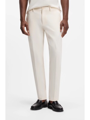 Boss Erkek Normal Bel Daralan Paça Düz Model Cep Detay Ekru Pantolon 50543945-118