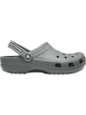 Crocs Unısex Marka Logolu Rahat Günlük Kullanım Gri Terlik 10001-0DA