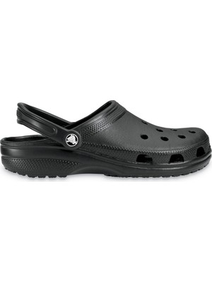 Crocs Unısex Marka Logolu Rahat Günlük Kullanım Siyah Terlik 10001-001