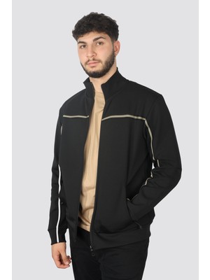 Boss Erkek Marka Logolu Uzun Kollu Rahat Siyah Sweatshirt 50523896-001