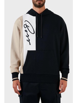 Boss Erkek Pamuklu Günlük Uzun Kollu Normal Kesim Lacivert Sweatshirt 50472027-404