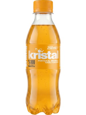Kristal Portakal Aromalı Gazlı Içecek 250 ml 12'li