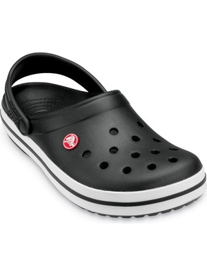 Crocs Unısex Renkli Logo Detaylı Günlük Siyah Terlik 11016-001