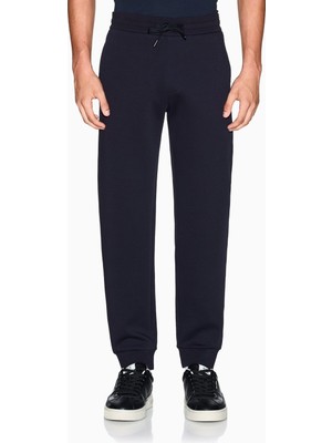 Armani Exchange Erkek Normal Kalıp Beli ve Paçası Lastikli Pamuklu Lacivert Pantolon XM000373 AF10818-UB101