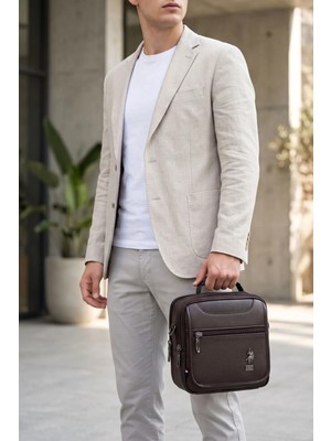 Us Polo Assn 6762  Erkek El Çantası Omuz Çantası Postacı Çantası