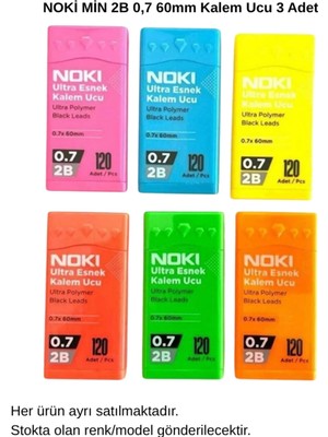 Noki Min 2b 75 mm Uç 0.7 mm 6'lı