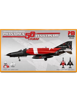 F-4 E Phantom 50TH Anniversary In Turaf  2 Pm Model 1/96 Ölçekli Renkli Plastik Model