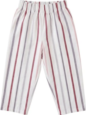 Elibaby Unisex %100 Pamuk Poplin Kumaş Baggy Pantolon