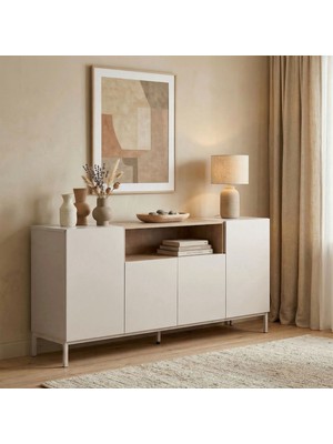Rani Home Konsol Kumtaşı - Safir Meşe 160 cm GD-5773