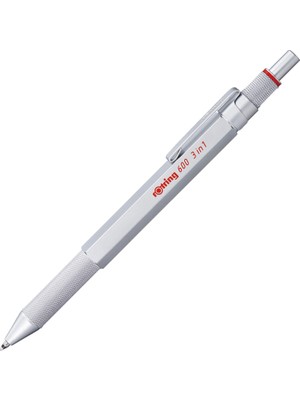 Rotring 600 Multipen Üç Fonksiyonlu Kalem Krom 2164109