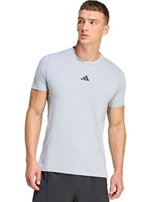 Adidas D4T Tee Erkek Antrenman Tişörtü KA7287 Gri