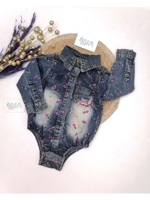 Çiçek Çiçek Denim Tulum Denim