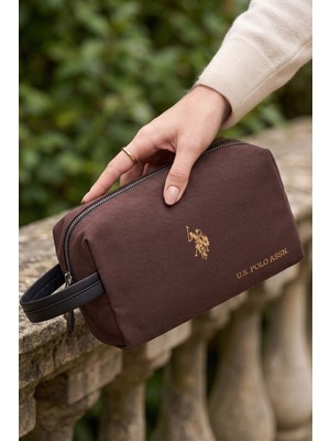 U.s. Polo Assn. 25060-25003-25004 El Portföy El Çantası Clutch Çanta Kahverengi
