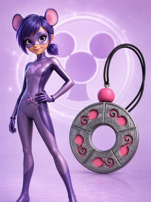 3D Deniz Studio Mucize Uğur Böceği Ladybug Fare Mucizesi 3D Baskı
