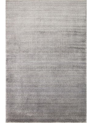 Cool Halı Pierra Antrasit Doğal Tencel Iplik Yumuşak Parlak Tuşeli Minimal Luxury Mimari Doku Salon Halısı
