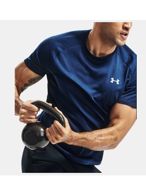 Under Armour Erkek UA Tech 2.0 Kısa Kollu T-shirt Mavi-408 Bol Kesim Nefes Alabilir Kumaş