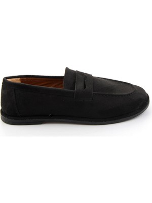 Bambi Siyah  Kadın Loafer Ayakkabı K01606034372
