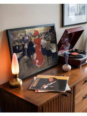Pegziz Café D'harcourt Paris Tablosu | Çerçeveli Paris Kafe Temalı Sanat Poster Duvar Dekoru