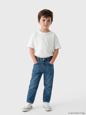 LC Waikiki Lcw Kids Indigo Regular Fit Erkek Çocuk Jean Pantolon