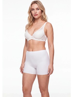 Uslular Iz Yapmaz Dikişsiz Kadın Micro Boxer&külot Beyaz