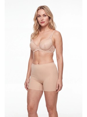 Uslular Iz Yapmaz Dikişsiz Kadın Micro Boxer&külot Ten