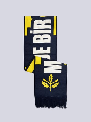 Fenerbahçe Unısex Palamutlu Dokuma Atkı