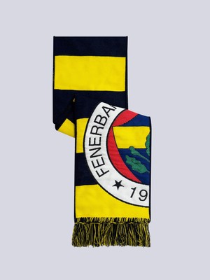 Fenerbahçe Unısex 6 Renk Logolu Dokuma Atkı