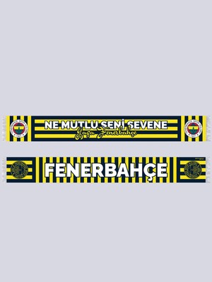 Fenerbahçe Unısex Ne Mutlu Seni Sevene Şal