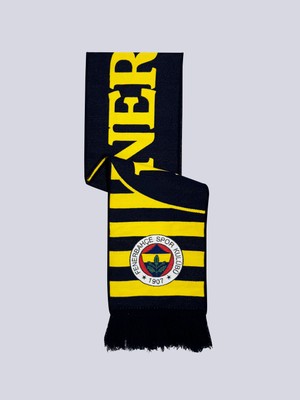 Fenerbahçe Unısex Sarı Lacivert Dokuma Atkı