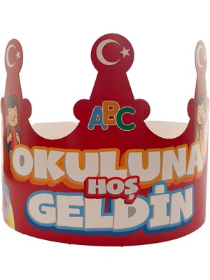 heptex Okuluna Hoş Geldin Tacı 10 Adet