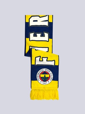 Unısex Çubuklu Fenerbahçe Dokuma Atkı