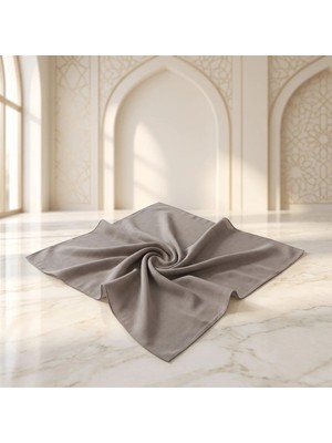 Maysam Hac Umre Hediyelik Düz Dikişli Yazma 100X100 cm Açık Vizyon
