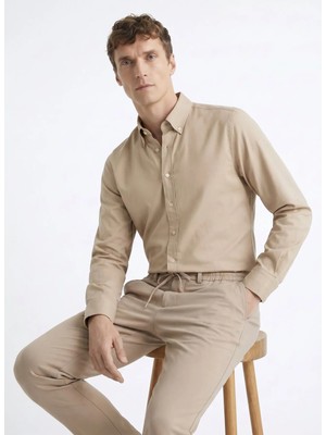 Altınyıldız Classics Lacivert Erkek Tailored Fit Gömlek ACE201262053
