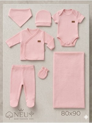 Neu Kids- Raporlu 7'li Set Hastane Çıkışı Yenidoğan Pamuklu
