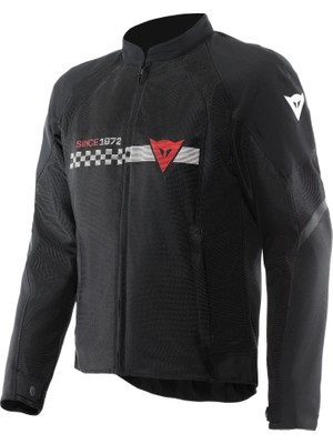 Dainese Herosphere Black White Stripes Red Air Tekstil Mont