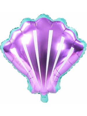 Marka Mor Deniz Kabuğu Folyo Balon