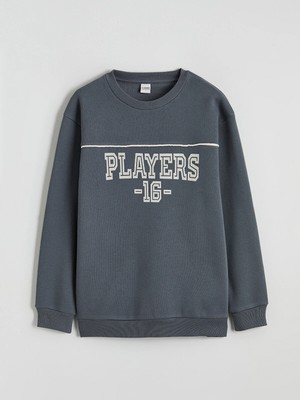 Lc Waikiki Yeni Sezon Baskılı Erkek Çocuk Kalın Sweatshirt