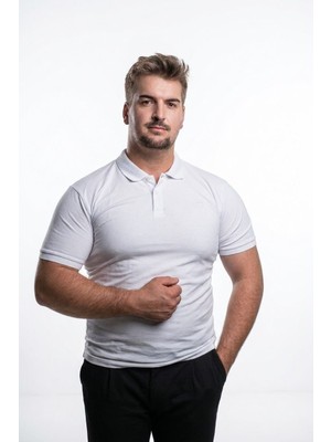 Tugia Tugıa Erkek Basic Polo Yaka Tişört Modern Kesim