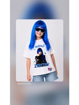 Bemora Kids Manifest Zoktay Baskılı Tişört Zoktay T-Shirt Yıkama ve Kurutma Dayanıklıdır