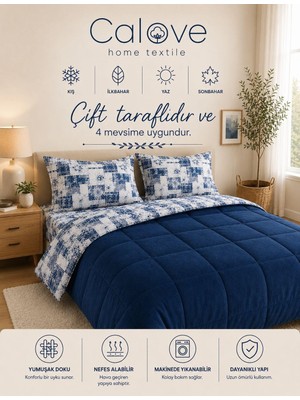 Calove Çift Taraflı Premium Wellsoft Yorgan Seti – Ekstra Yumuşak + Yastık Kılıfı
