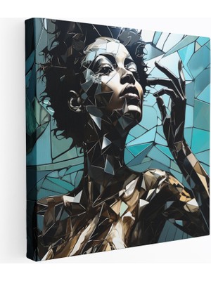 Popcas Kadınlar Için Modern Sanat Temalı Dekoratif Kanvas Tablo