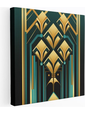 Popcas Geleneksel Art Deco Art Deco Tasarımı Duvar Tablosu